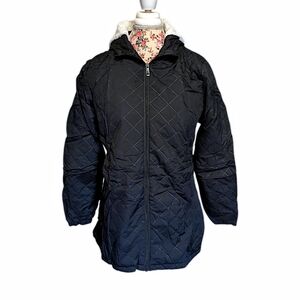 Fleece lined quilted jacket